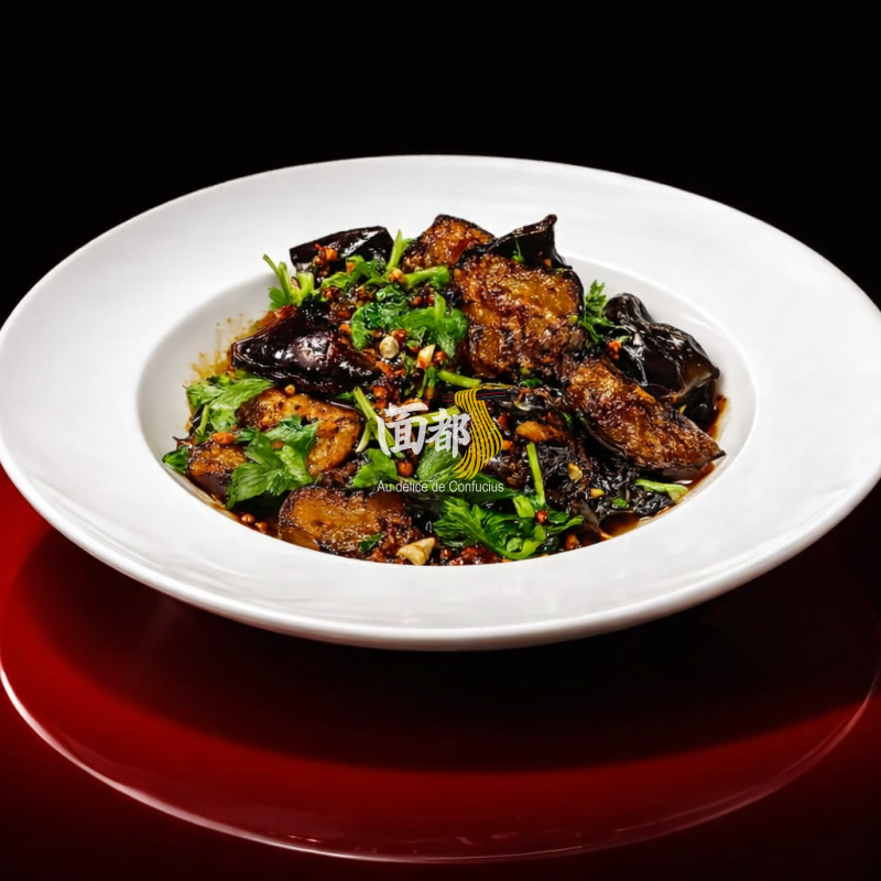 Aubergines à l’ail